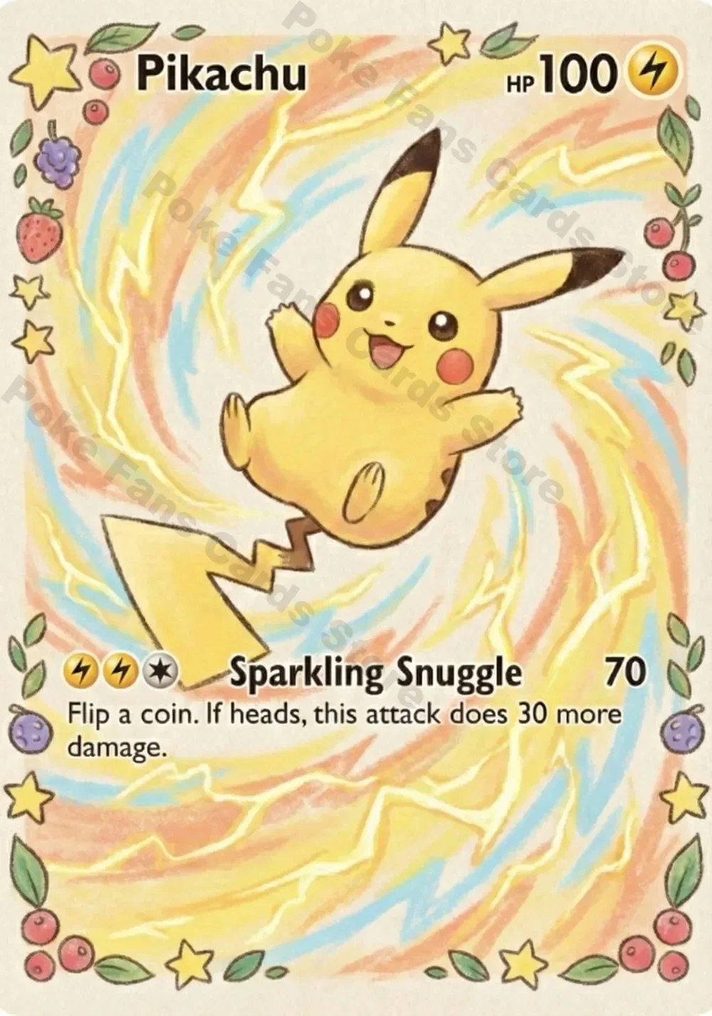 5Pcs PTCG Cards Ditto Charmander Squirtle Bulbasaur Blackboard Chalk Drawing Style PTCG Cards Holo Rare Cards PTCG Gift