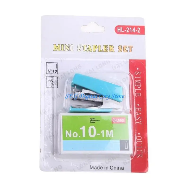 U75B Small Stapler with 10# Staple Pocket Stapler 20 Sheet Capacity for Office