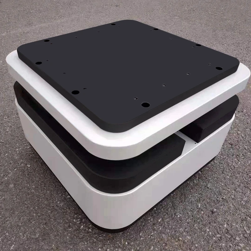 50kg Payload Unmanned Robot Library Delivery Vehicle Service Robotic Car Self driving Wheeled Lab Chassis