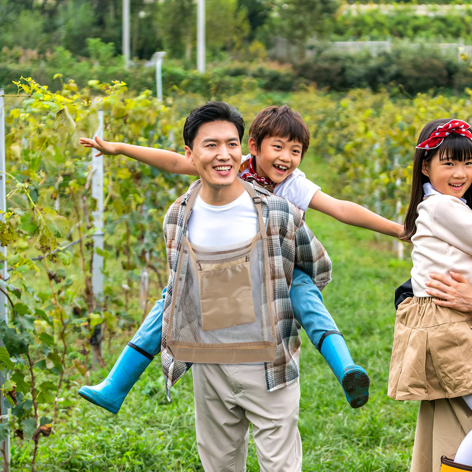 

Mushroom Foraging Pouch Breathable Large Mesh Harvesting Bag Garden Vegetable Picking Holder Outdoor Fruit Berry Storage