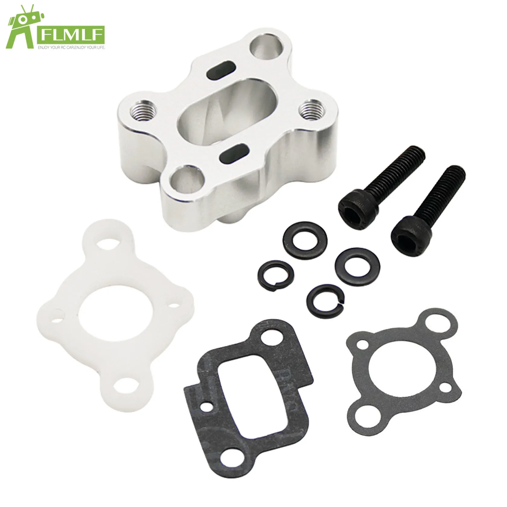 23CC ~ 71CC Engine Intake Manifold Kit Fit for 1/5 HPI ROFUN BAHA ROVAN KM BAJA Losi 5ive T FG GoPed RedCat Rc Car Toys Parts