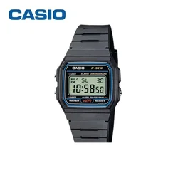 Casio F-91W Series Men's Watch Retro Electronic Quartz Resin Waterproof Simple Small Square Watch Alarm Clock Calendar Stopwatch