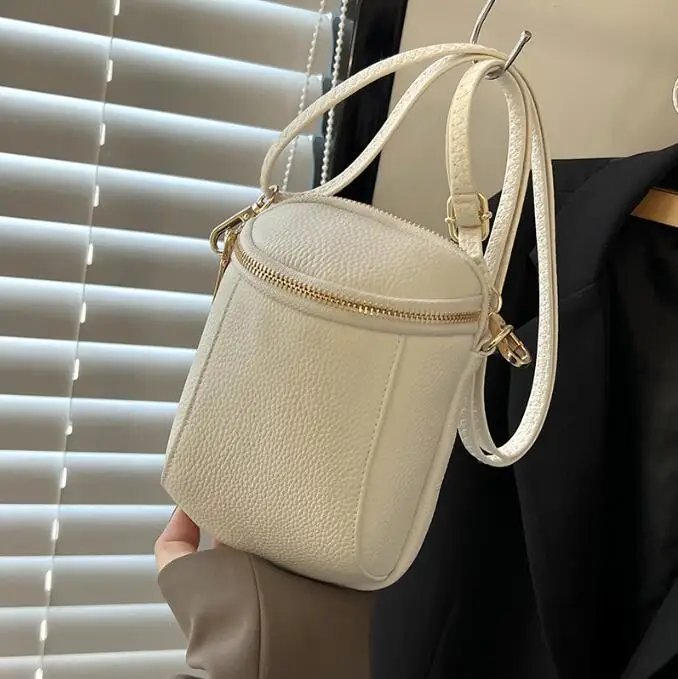 

New High Quality Mini Soft Genuine Leather Mobile Phone Bag Crossbody Bag Shoulder Bag for Women