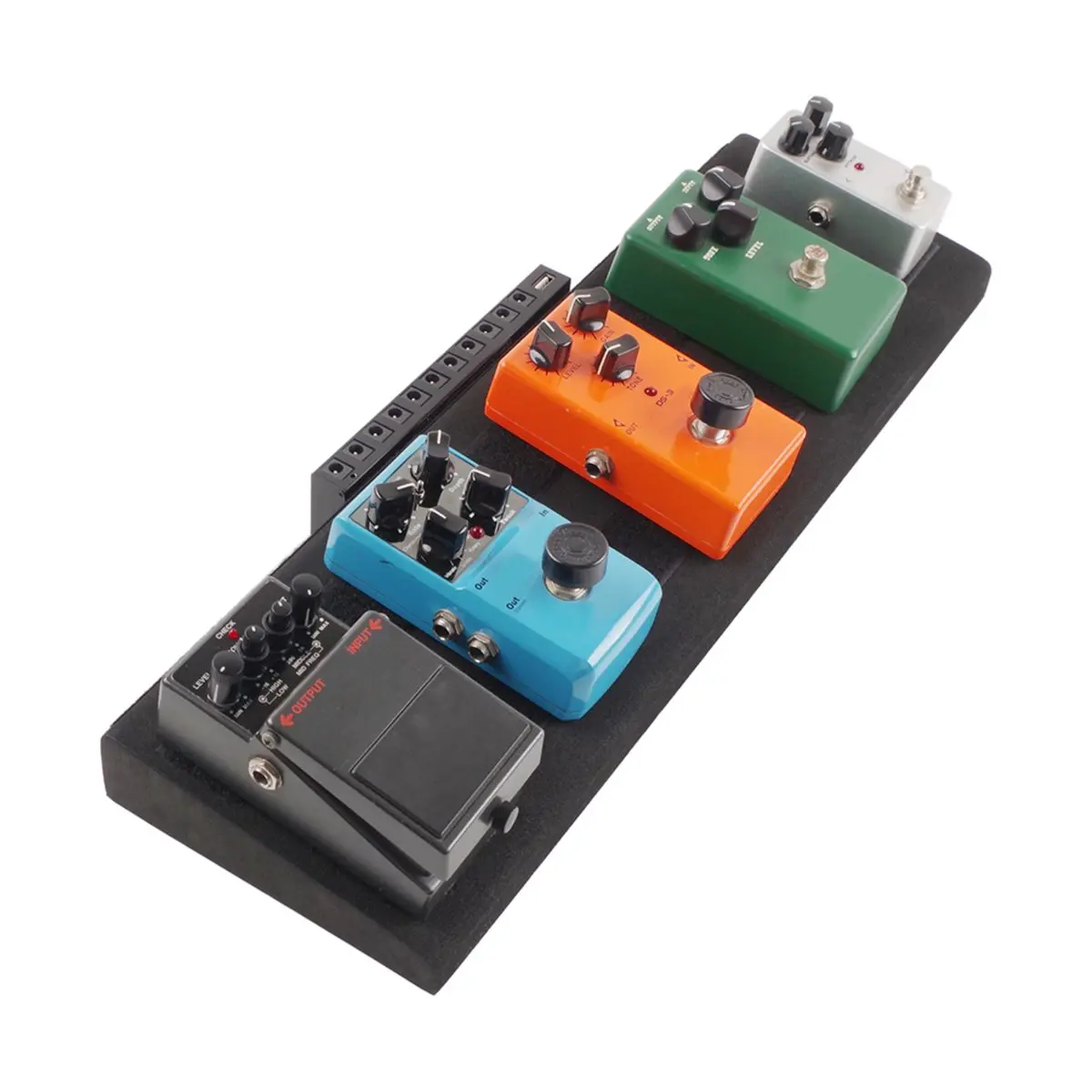 (AD12) Pédalier d'effets pour guitare, pédalier de guitare antidérapant, pédalier de guitare portable en EVA pour les performances