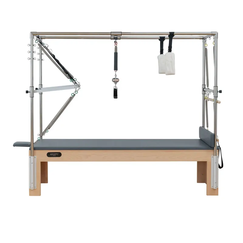 

Equipment Smart Library Multi Functional Pilates Reformer Wood Yoga Training Equipment Fitness Yoga Center Pilates Bed