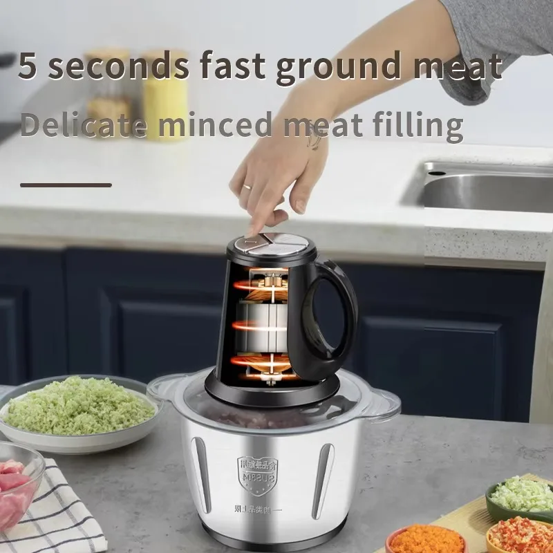 Household stainless steel meat grinder parts multifunctional meat cutter electric meat grinder