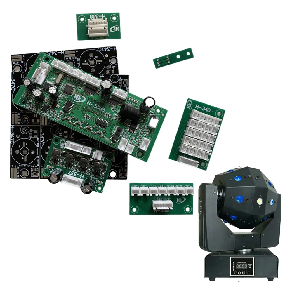 

Motherboards Main Board And Display Board 16X3W Laser Strobe Beam Led Moving Head Light