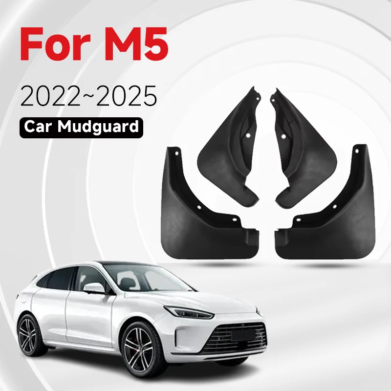 

4pcs Car Mudguard For AITO M5 Seres M5 Accessories 2022 2023 2024 2025 Rear Flaps Splash Mud Flap Guard Mudguards Auto Car Tools