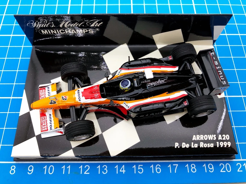 

Minichamps 1:43 F1 A20 1999 De La Rosa Simulation Limited Edition Resin Metal Static Car Model Toy Gift