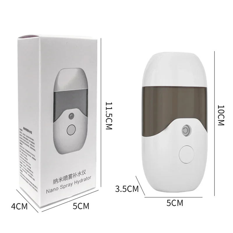 Nowy 50ML Mini Nano spryskiwacz do twarzy nebulizator USB parownik do twarzy nawilżający nawilżający nawilżający nawilżający nawilżający narzędzia do pielęgnacji do skóry