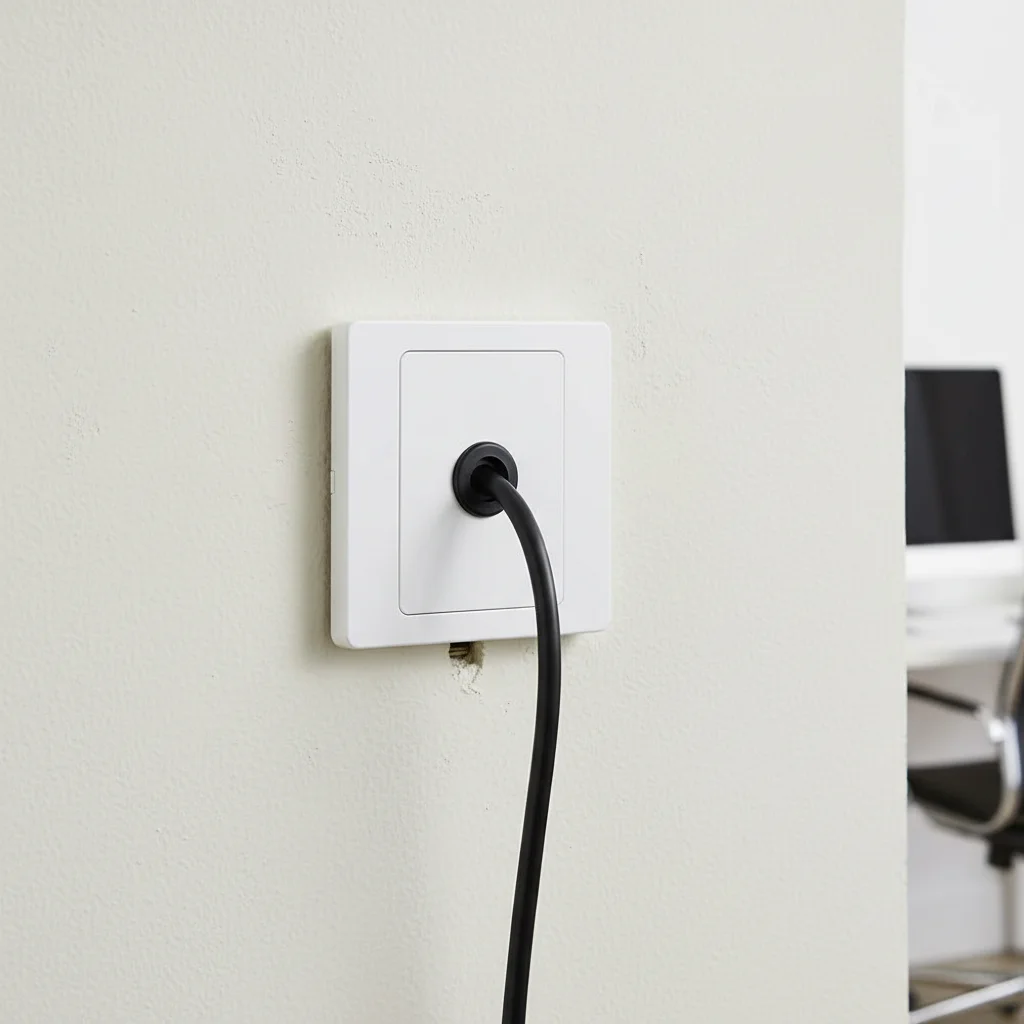 With Outlet Hole Cable Organizer Storage With Rubber Pad Wall Blank Panel Cable  Panel Cable Cover Decorative Cover