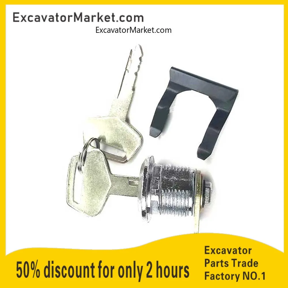 

Excavator Accessories For Komatsu Pc Hd For Hitachi Zx For Kobelco Sk For Daewoo Cab Door Lock Cylinder excavator Accessories