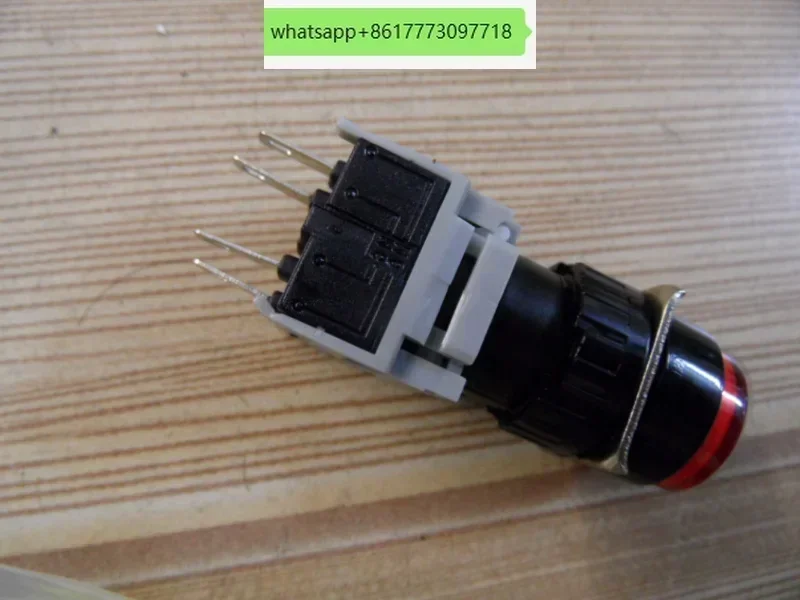 

5 шт. ONPOW Китай красная волна LAS1-B 12 мм LAS0-K 40 мм переключатель грибная кнопка круглая кнопка