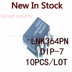 10PCS/LOT LNK364PN LNK364P LNK364 DIP-7 Power management chip New In Stock