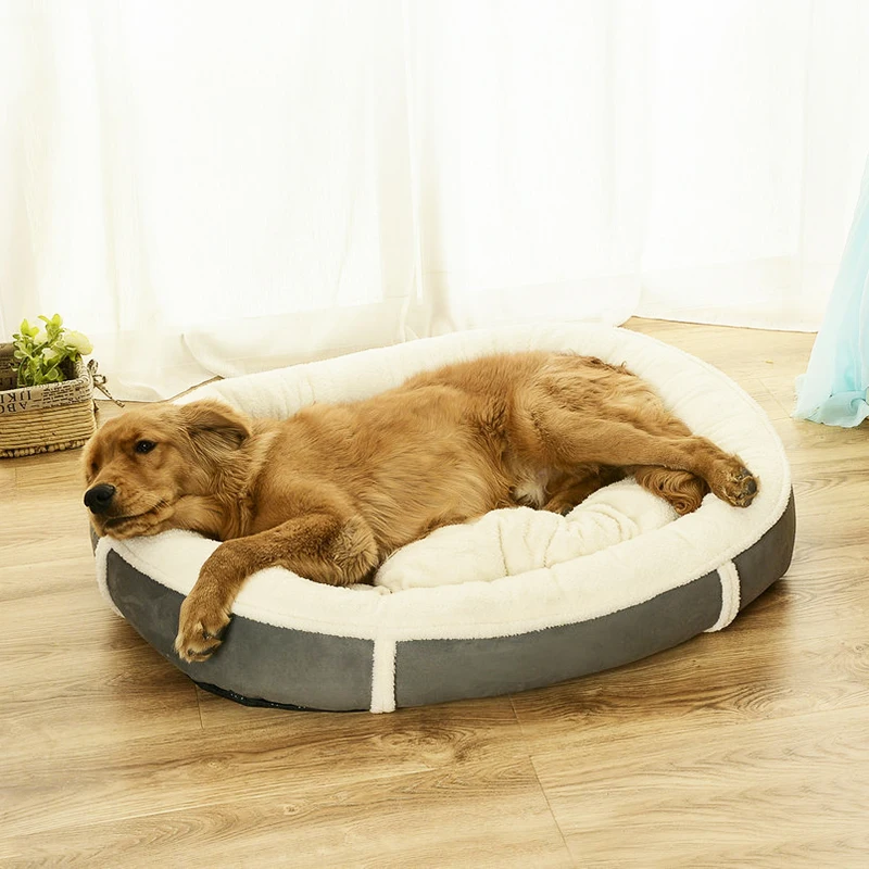 High Density Filling Fiber Large Pets Dog Beds Mat for Medium Dogs Thickened Pet Blanket Cat Bed Golden Retriever Dogs Mattress