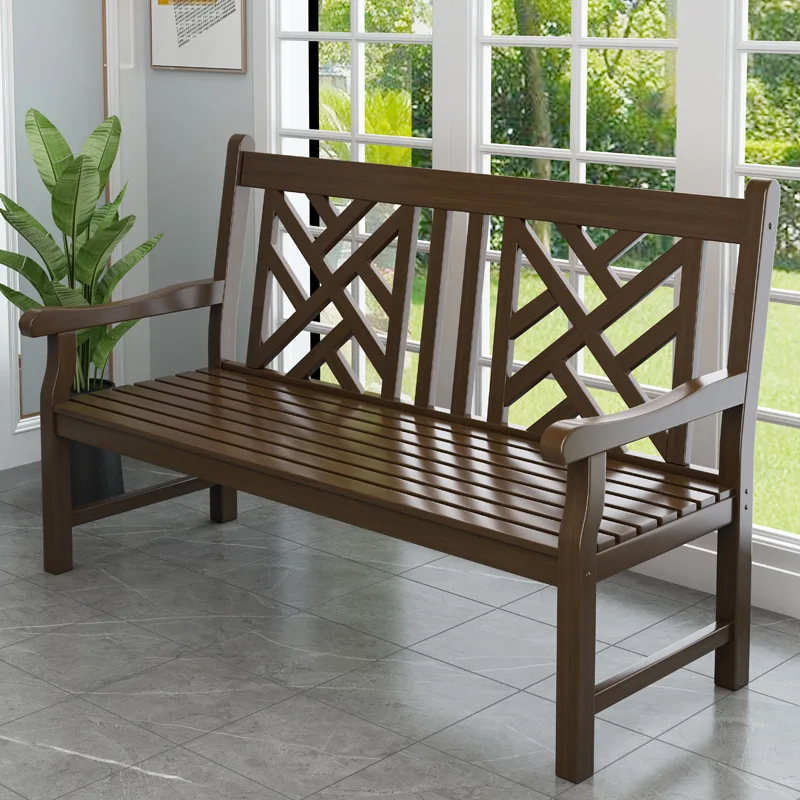 

Park solid wood courtyard aisle row store leisure