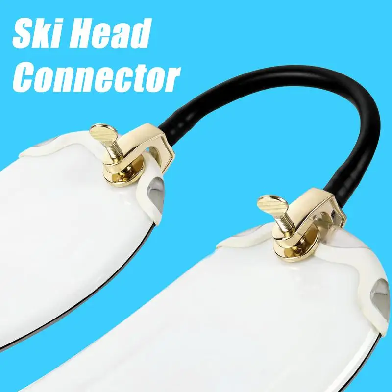 Ski Tip Connector For Beginners Ski Wedge Aid Connector For Children Adults Outdoor Skiing Training Snowboard Accessories