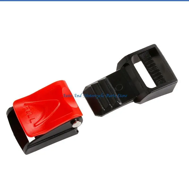 P9FD Nähen Clip Fahrrad Helm Schnallen Motocross Kinnriemen Flexible Clip – Detail 7