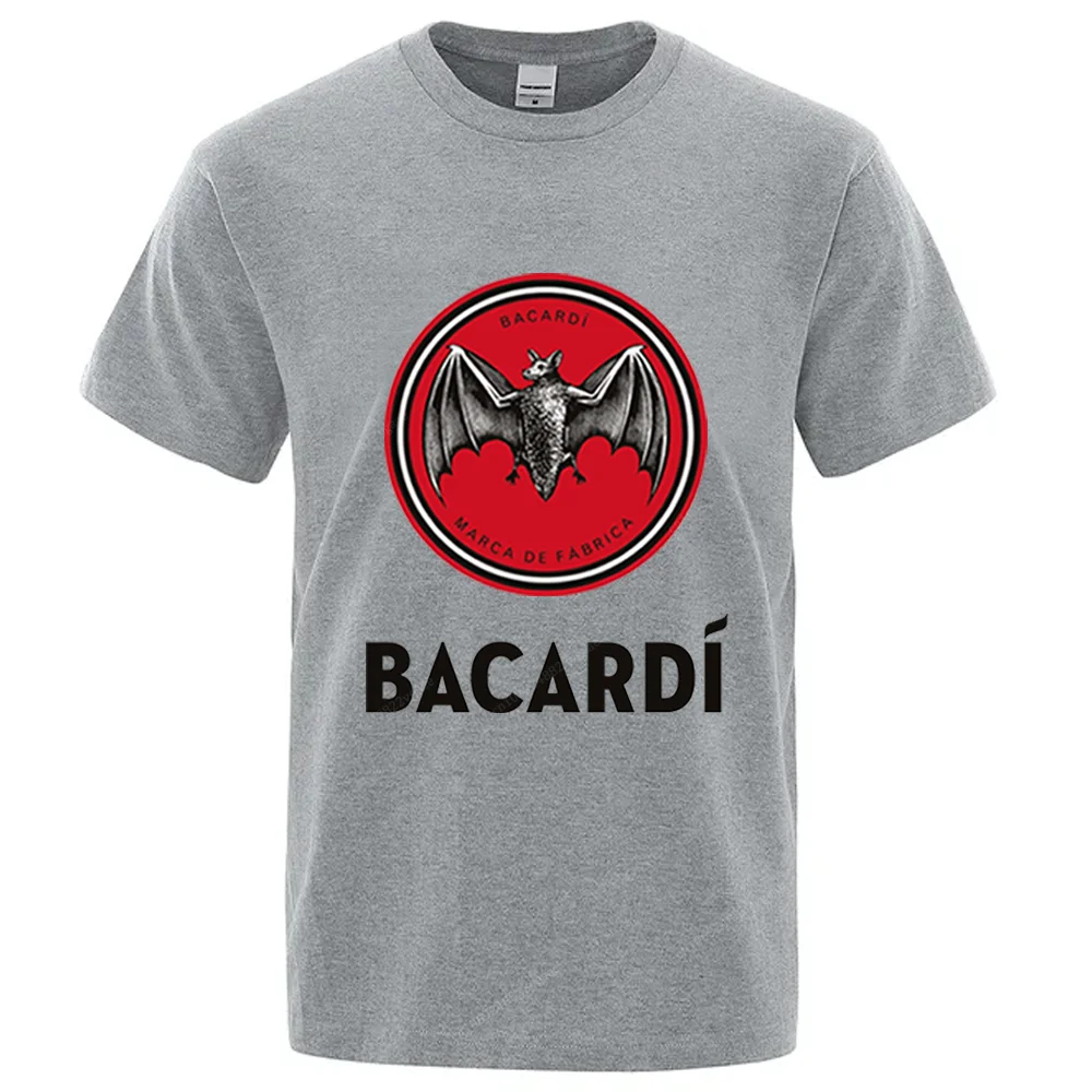 Bacardi T Shirt For Men Women Rum Cotton T Shirt Vintage Short Sleeve Tee Shirt Oversized Tops Free Shipping