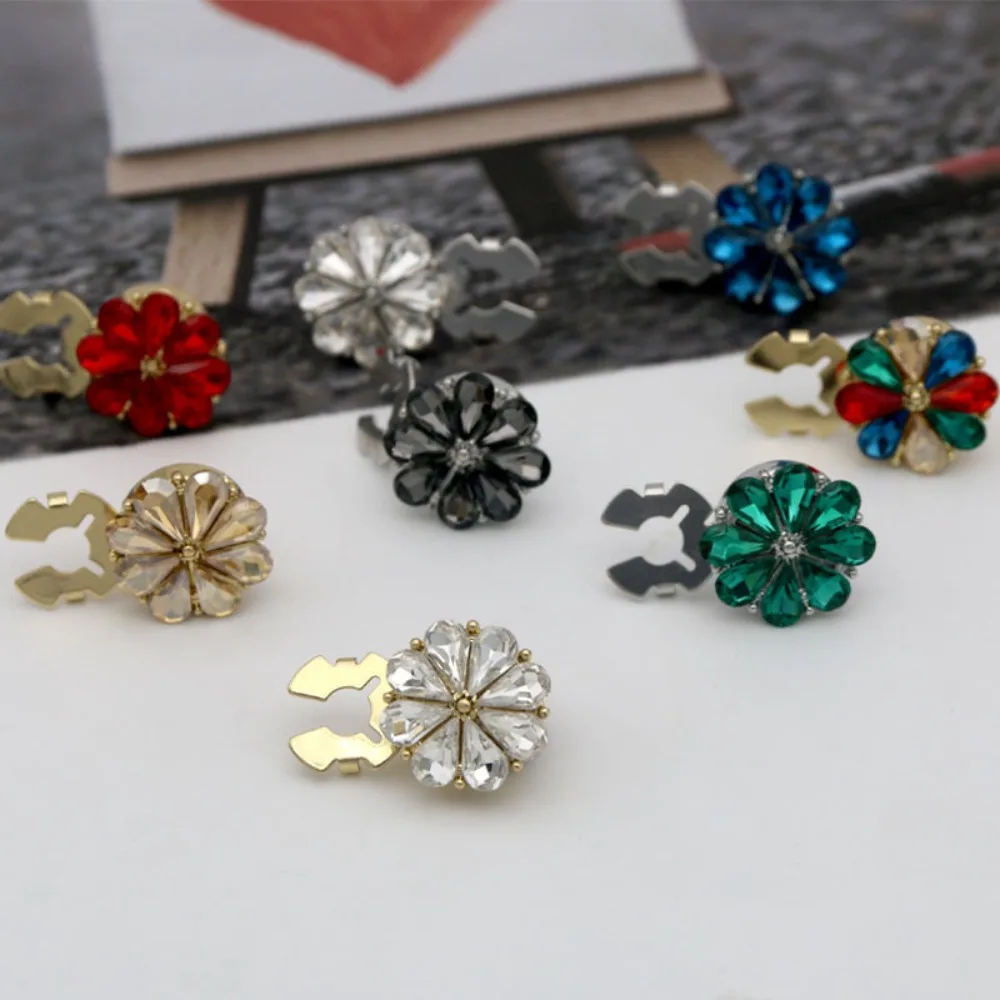 1PCS New Luxury Petal Design Cufflinks Shirt Buttons Floral Dress Shirt Sleeve for Elegant Style Upgrade