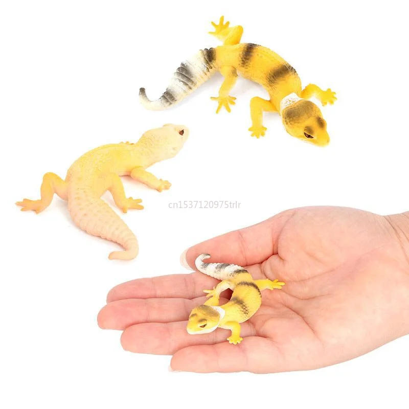 Eidechse Spielzeug Reptil Figur Tier Spielzeug Realistische Gefälschte Eidechsen Action Modell Gecko Kinder Gummi Prop Figur Party Gefälligkeiten Figuren
