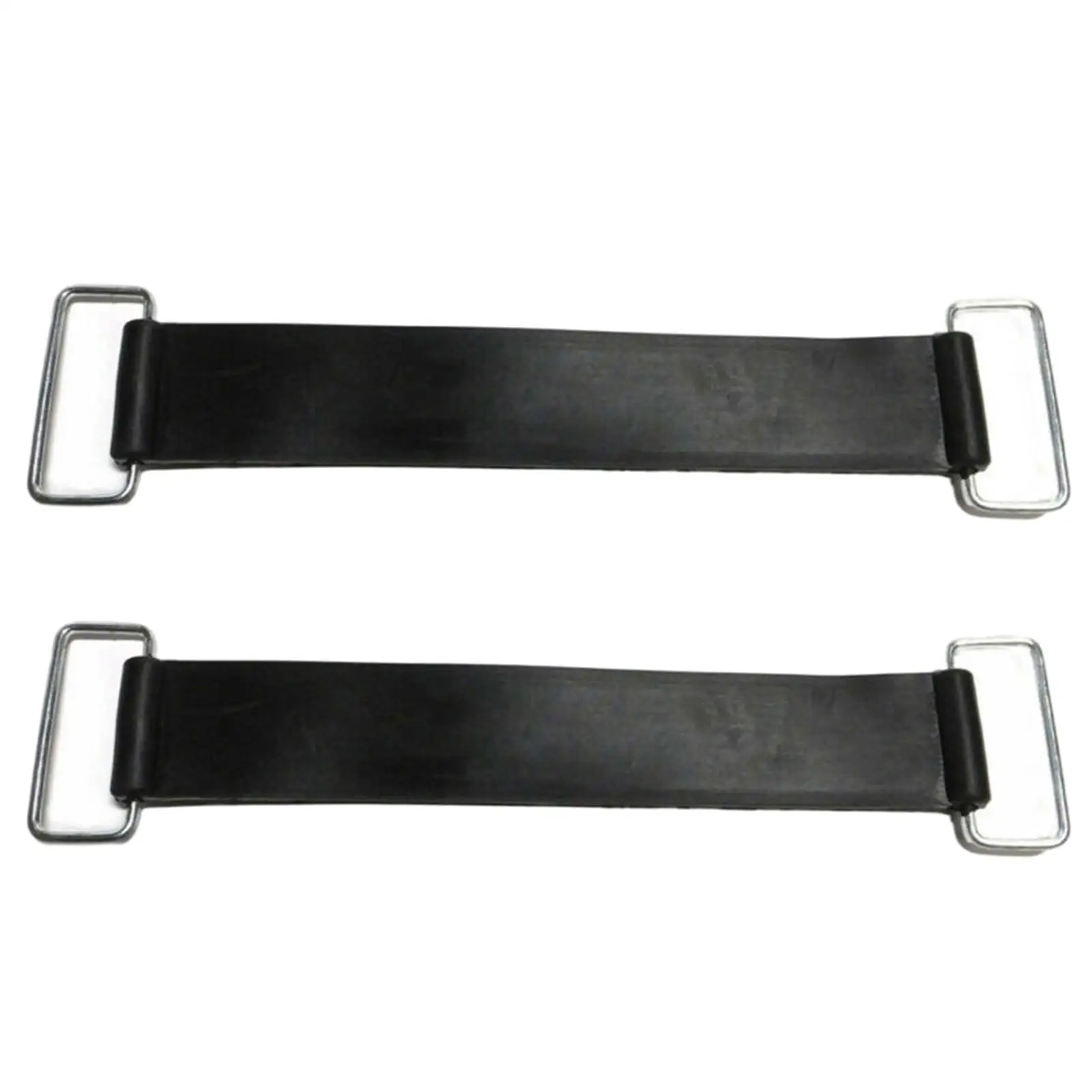 2 Pieces Battery Straps Rubber Band Durable Black for rcycle Car