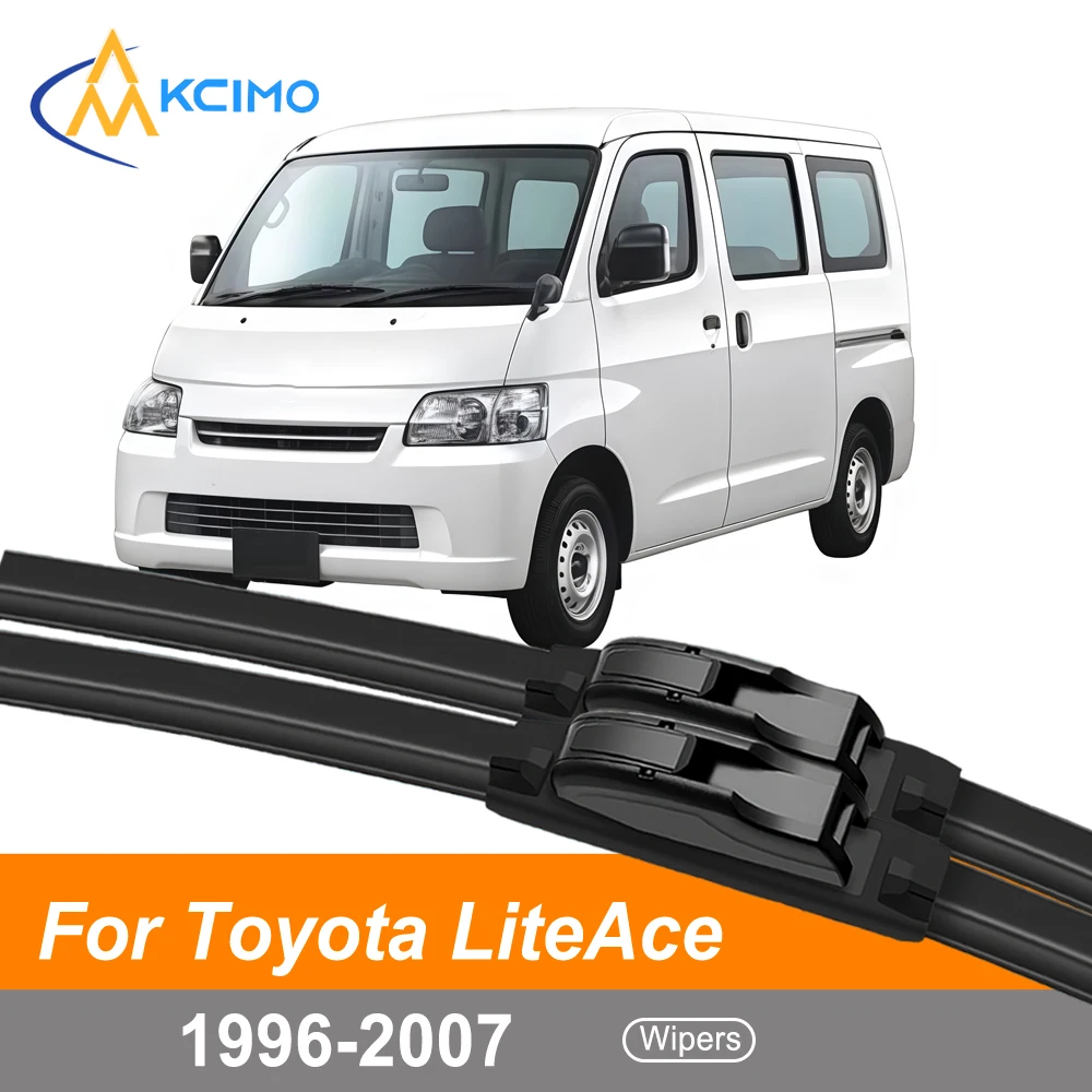 

Front Windshield Wiper Blade Set For Toyota LiteAce R40/R50 1996-2007 All-Season Rubber Streak-Free Cleaning Wipers (Pair of 2)