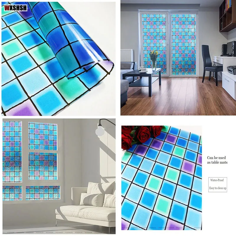 Magnolia Window Film Static Cling Heat-Control Privacy Protection Drop-Shipping Reusable Removable Glass Film Home Decoration