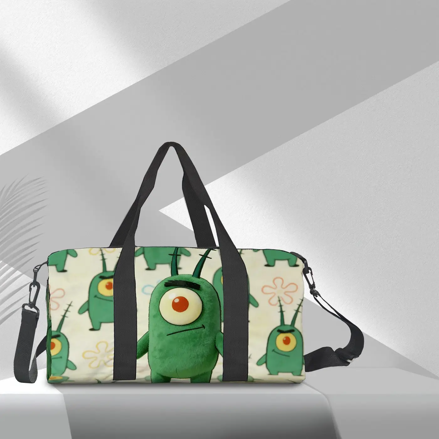 

Sheldon J. Plankton,cute,fashion,Tote Bag,Gym Bag, Shoulder Bag, High-Quality, Large Capacity, Fashionable Gift, Casual Travel