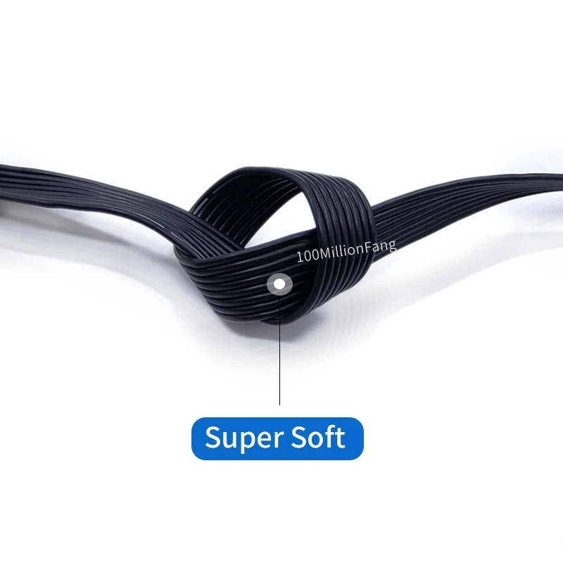 3M/10M Super Soft Silicone Wire 2P 3P 4P 5P 6P 8P Multi-core Parallel 30 28 26 22 20 AWG High Temperature Resistant Copper Cable