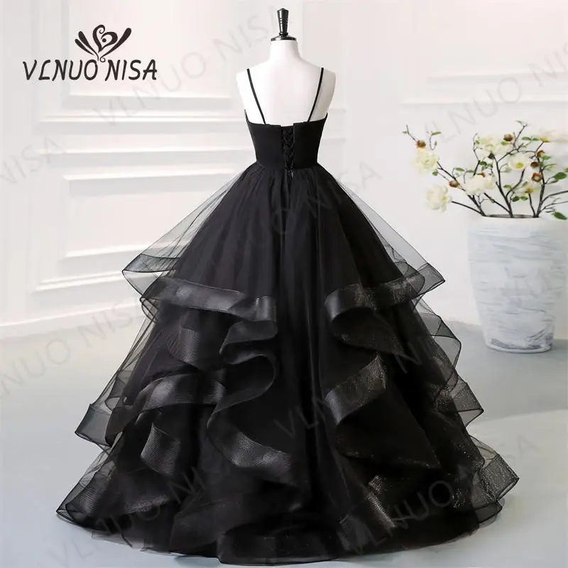 Thời Trang Phối Ren Sang Trọng Wined Đỏ Đen Quinceanera Đầm Vải Xếp Pha Lê Đàn Organ Vestidos De 15 Debutante Váy Bohemia Công Chúa