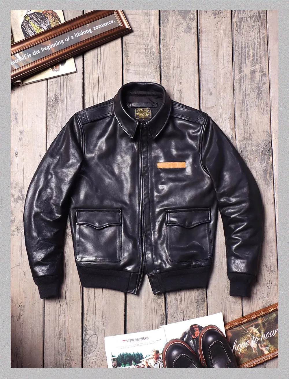 YR!Wholesales.Brown クラシック エア フォース A2 天然レザー
