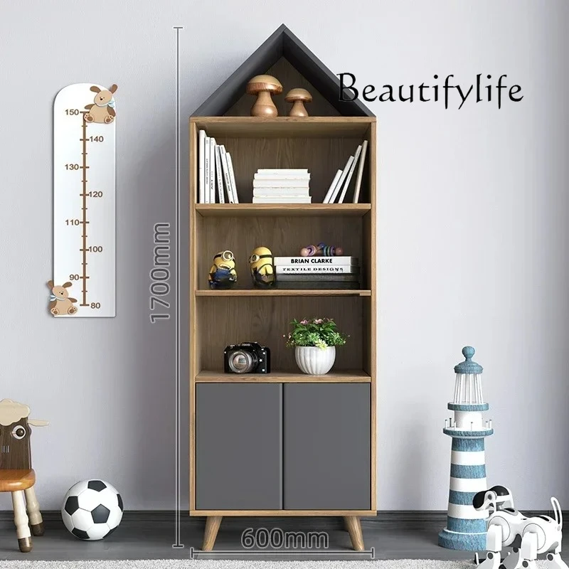 Spielzeug Lagerung Rack Spind Nordic Stil Schlafzimmer Student Bilderbuch Lagerung Rack