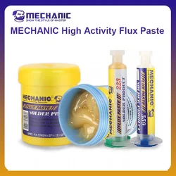 MECHANIC OFFICIAL 223-559 High Activity Flux Paste Rosin Lead-Free Welding Flux Soldering Paste For Phone Repair PCB BGA Repair