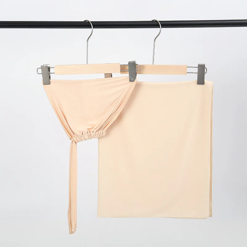 المرأة لينة مسلم الحجاب تنفس القطن الحجاب غير مزعجة التفاف عالية الجودة نسيج القطن الخالص الرطوبة فتل