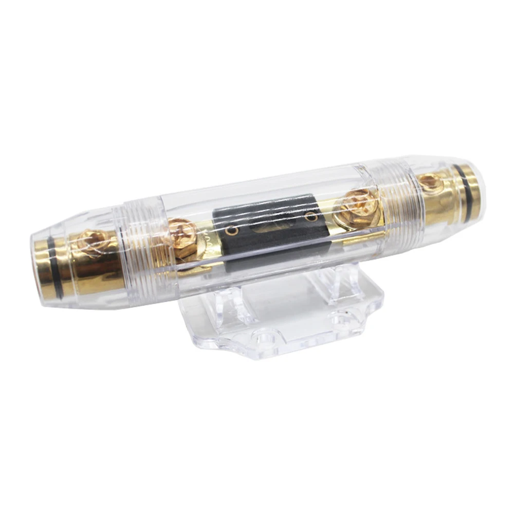 

100A Auto Stereo Fuse Holder Durable Current Protection Car Boat Rv Replacement White 1 Way Fuse Board For Electrical Appliances