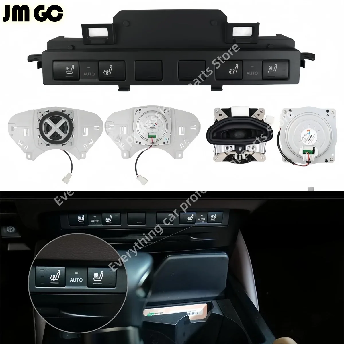 Car Seat Blower Suitable for Lexus ES Front Seat Heating Backrest Cooling Ventilation Motor Special Button Control