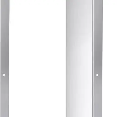304 Stainless Steel Microwave Gap Filler Kit L Bracket Trim Panel Set For Kitchen Cabinet Space Optimization Dust For Proof Home