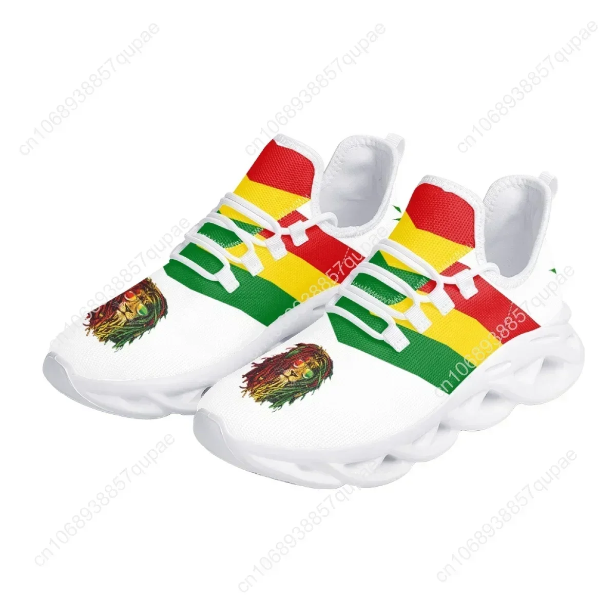 Reggae Lion Of Judah Printed Flats Sneakers Violator Pattern Mens Womens Sports Shoes High Quality DIY Sneaker Custom Made Shoe 2