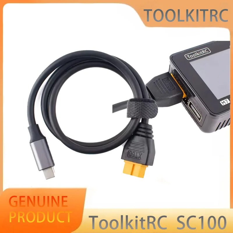 

Зарядный кабель Toolkitrc SC100 Type-C к XT60 для зарядного устройства Toolkitrc M7 M6 M6D M8S