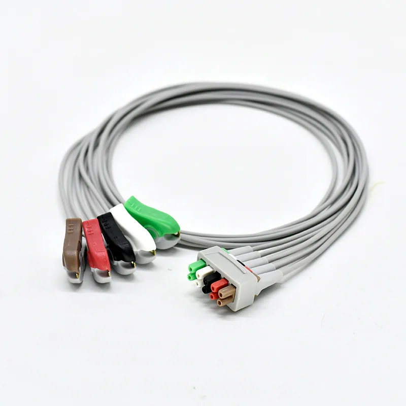 GE Marqui Dash3000 ECG lead wire splitter five-lead American standard clip type