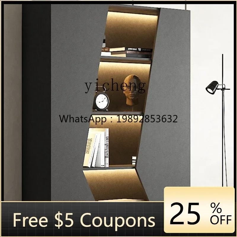 

Italian Minimalist Bookcase Bookshelf Modern Minimalist Display Cabinet Display Hallway