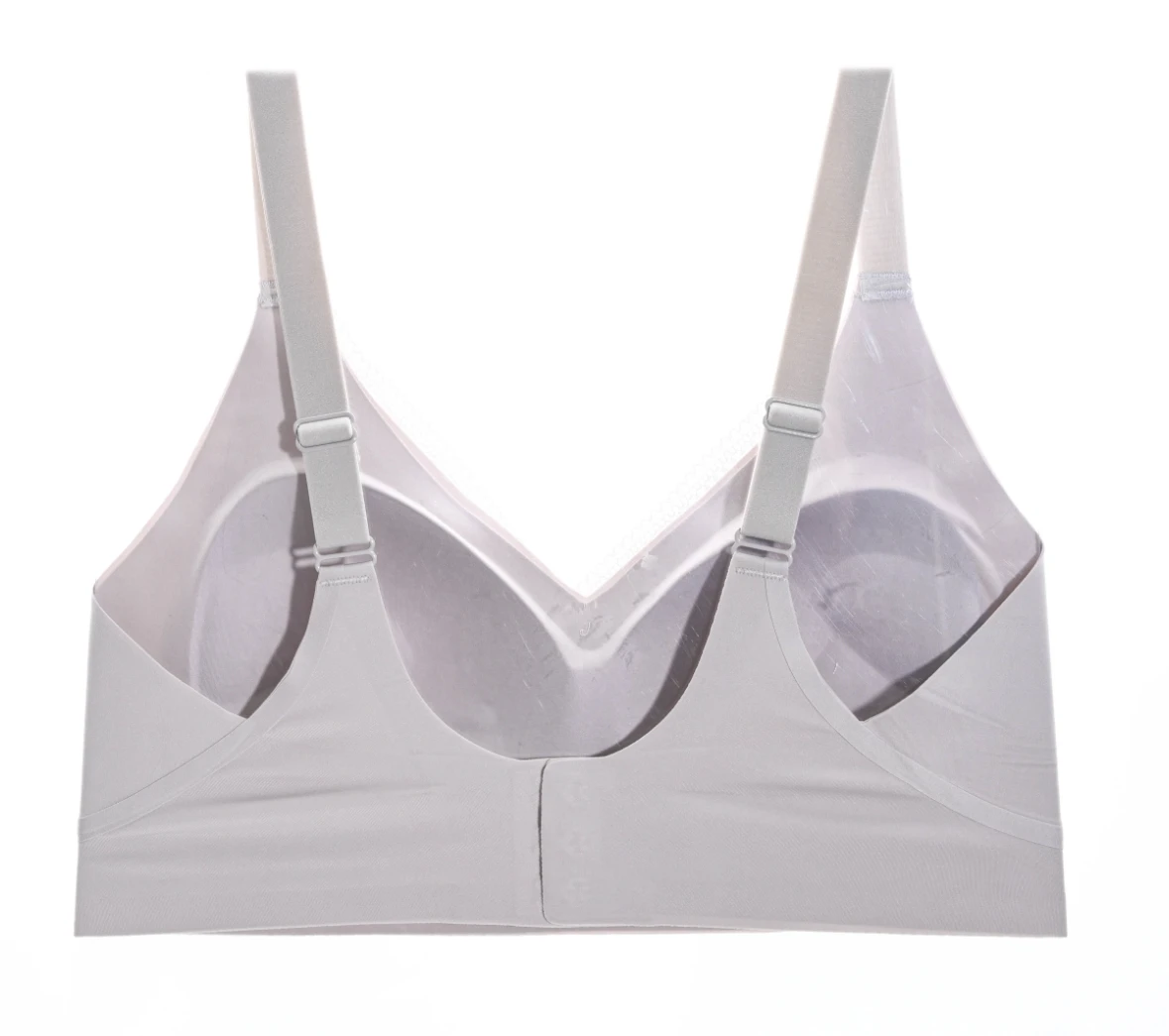 Lace embroidery without marks Bar big breasts, small, comfortable, breathable thin, pair of breasts, no trace bra