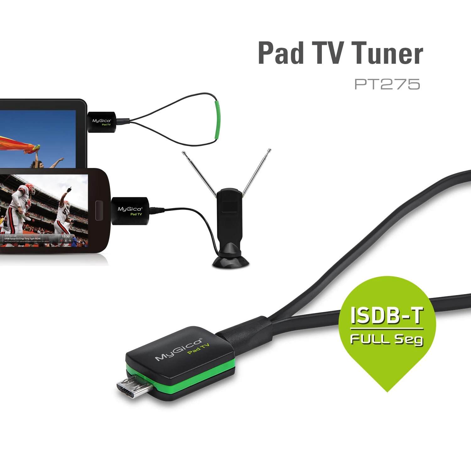 ISdb-T-Android電話用のマイクロUSB接続テレビ電話,TVチューナー,H.265