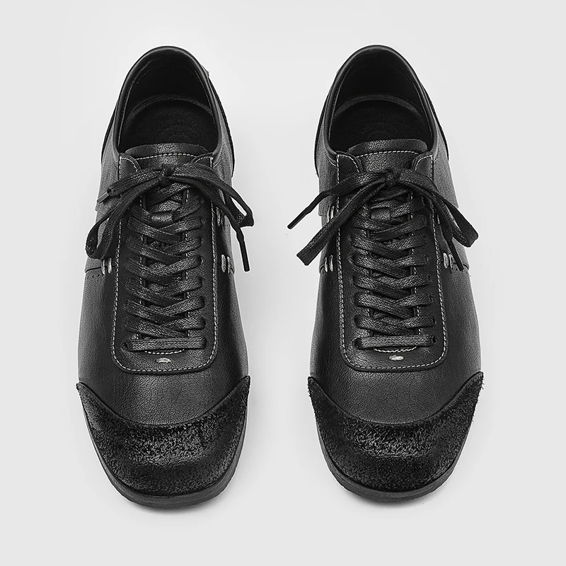 Advanced Satin Men Patchwork Training Shoes Classic Comfortable Breathable Commuting Simple Casual Shoes