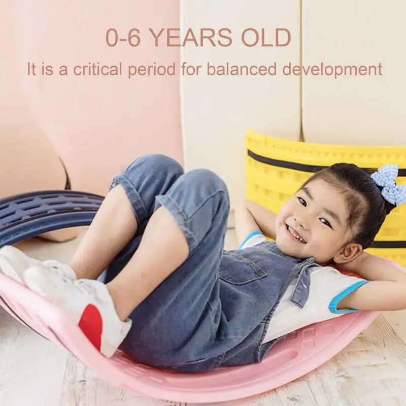 Sensory Training Seesaw For Child Wobble Balance Board Toddler Rocker PP Balance Training Equipment Support Up To 25 Kg