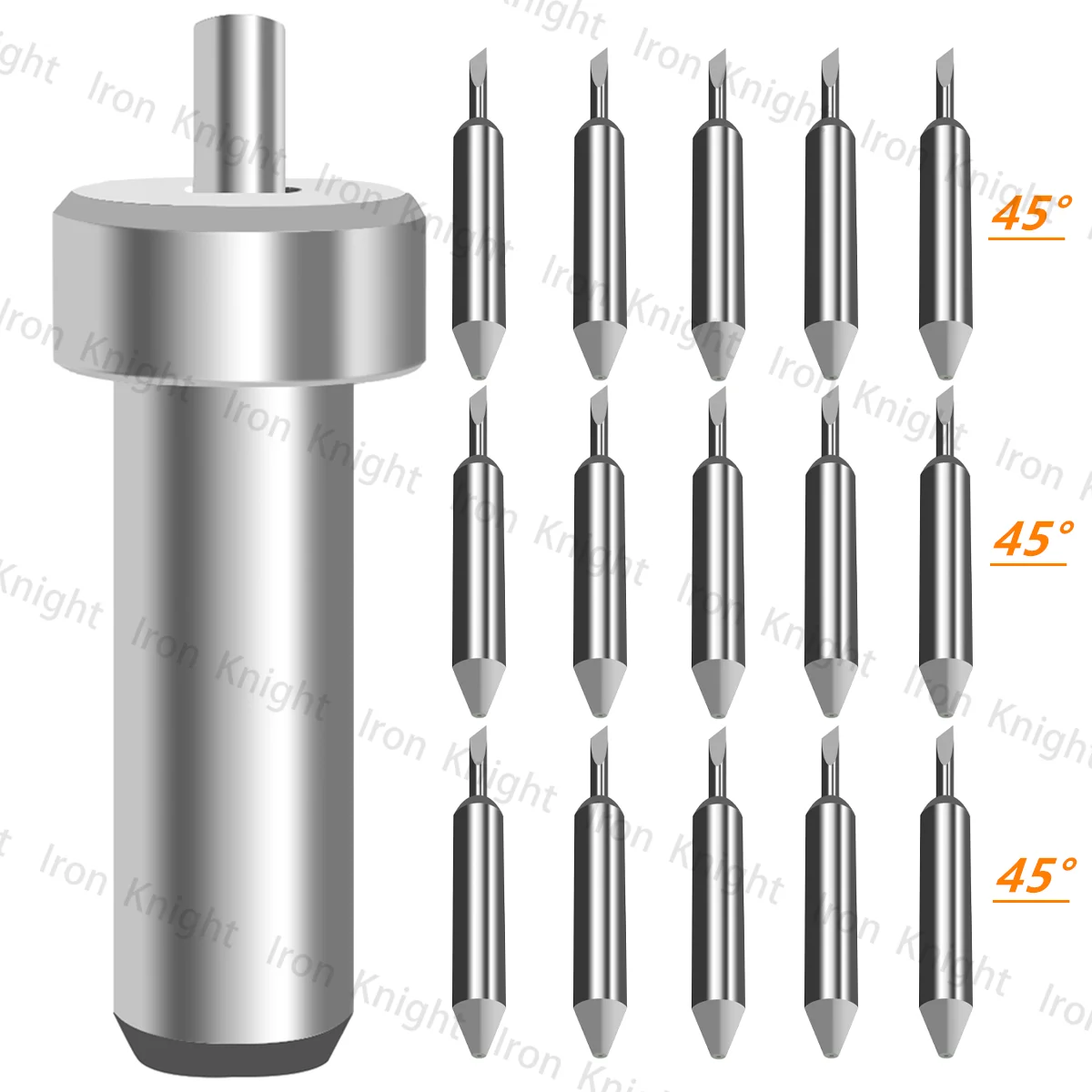 

15pcs 45 Degree Universal Plotter Cutter for Cricut Joy Blade + 1pc Tool Holder Smooth Cutting DIY Tool