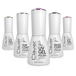 Clavier Gel Nail Polish Colorful Glitter UV Nail Gel Semi Permanent Gel For Manicure Varnishes Nail Art 10ML