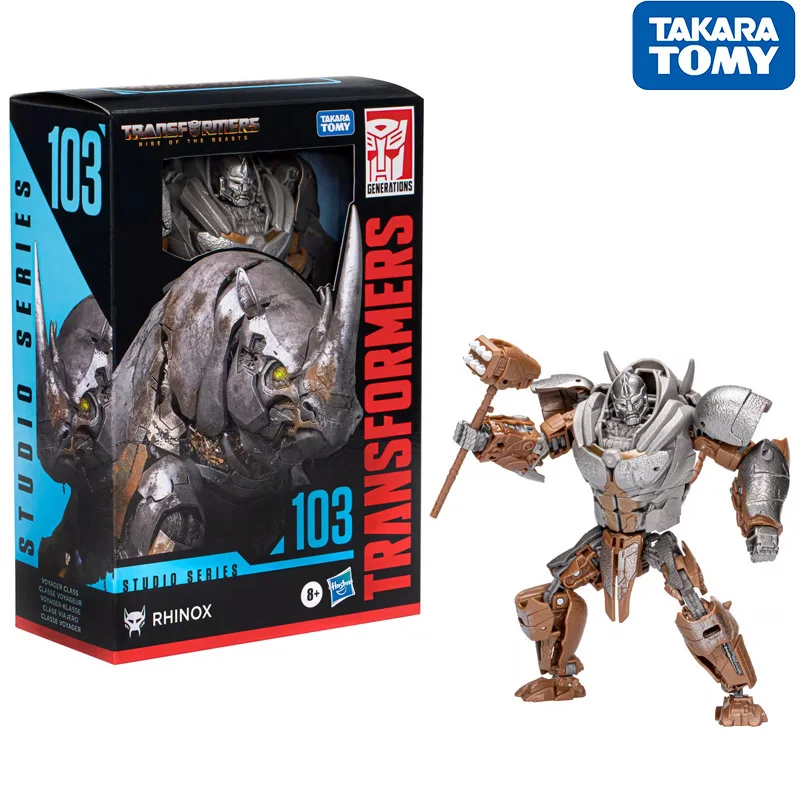 

Transformers Studio Series Voyager Class SS103 ROTB Rhinox Robot Anime Action Model Figure Collectible Toys Gift