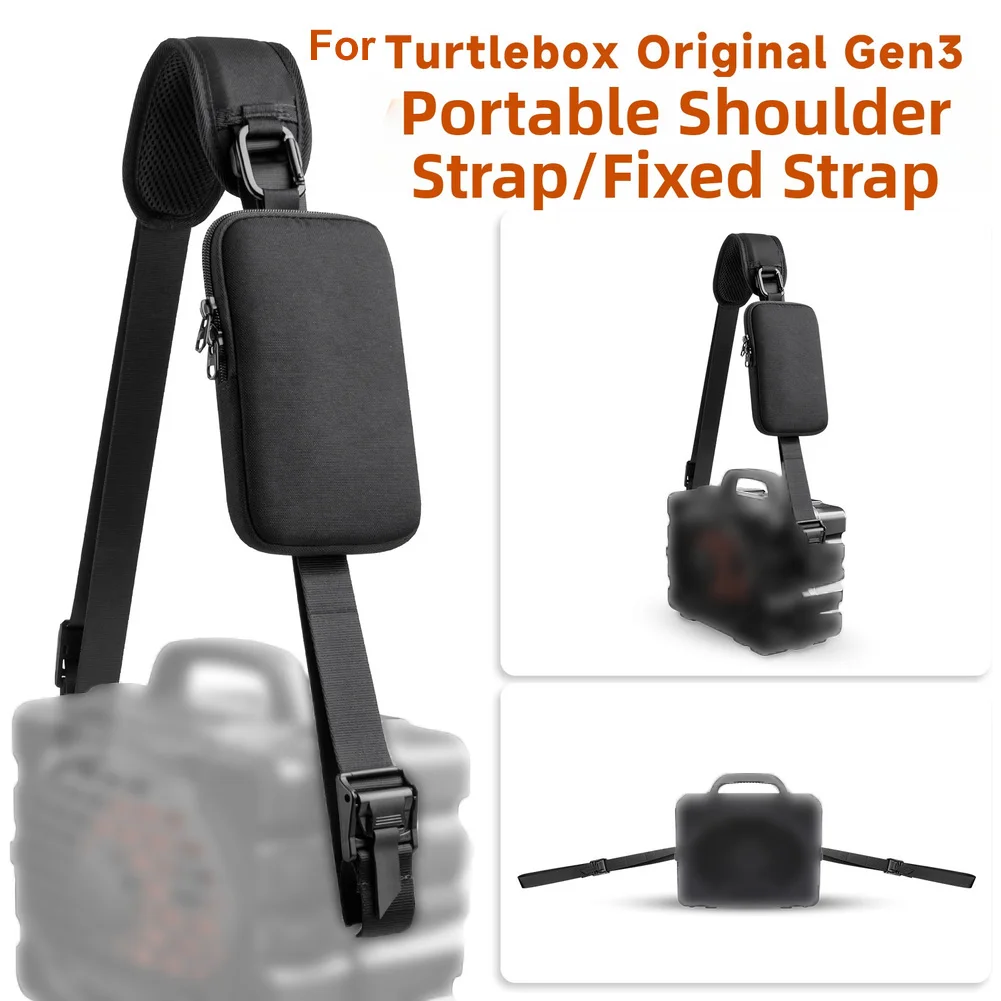 

Регулируемый нейлоновый наплечный ремень для портативной колонки Turtlebox ORIGINAL Gen3 для походов, кемпинга и активного отдыха на природе